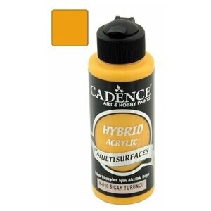 Акриловая краска Cadence Hybrid Acrylic Paint, 120 ml. Warm Orange-H10