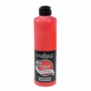 Акриловая краска Cadence Hybrid Acrylic Paint, 500 ml. Apple Candy-H106