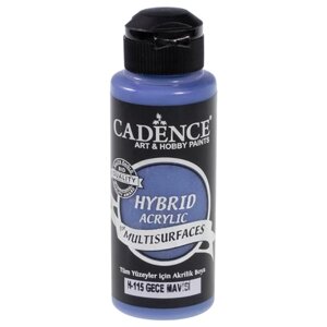 Акриловая краска Cadence Hybrid Acrylic Paint. Midnight Blue-H115