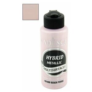 Акриловая краска Cadence Hybrid Metallıc Paint. Baby Pink HM-808