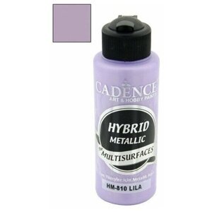 Акриловая краска Cadence Hybrid Metallıc Paint. Lilac HM-810