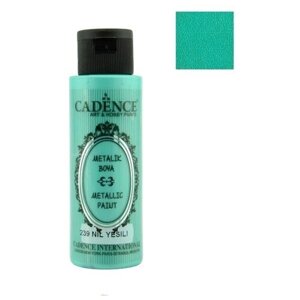 Акриловая краска Cadence Metallic Paint. Nile Green-239