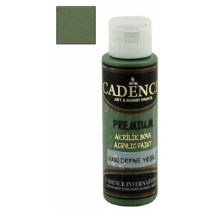 Акриловая краска Cadence Premium Acrylic Paint, 70 мл. Daphne Green-8030