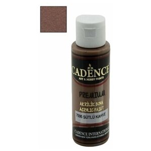 Акриловая краска Cadence Premium Acrylic Paint, 70 мл. Mılk Brown-7595