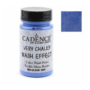 Акриловая краска Cadence Very Chalky Wash Effect. Purple Blue WSH-09