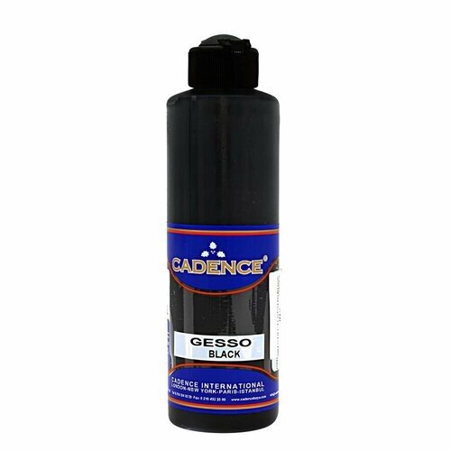 Акриловый грунт Cadence Gesso. Black, 250 ml. от компании М.Видео - фото 1