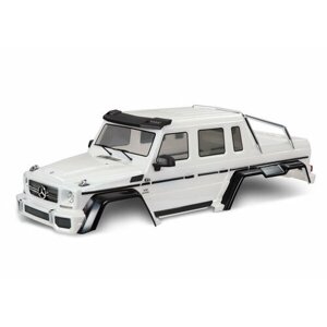 Аксессуары TRAXXAS запчасти Body, Mercedes-Benz G 63, complete (pearl white) (includes grille, side mirrors, door handles, windshield wipers)