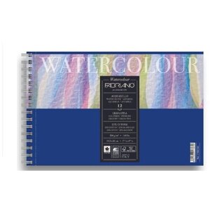 Альбом для акварели Fabriano Watercolour Studio 300г/м. кв 13,5x21см Фин 12 листов спираль по короткой стороне