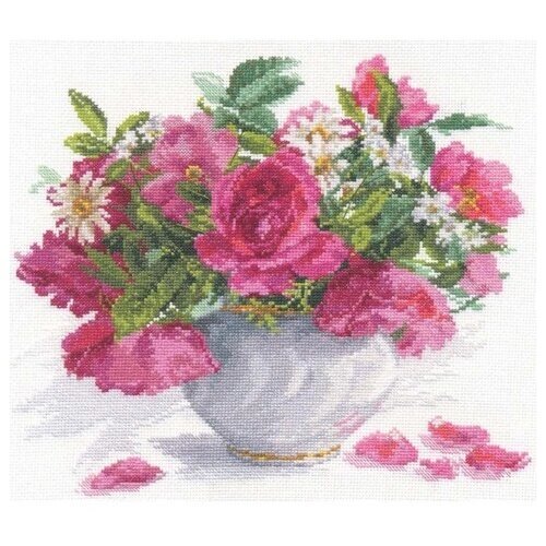 Алиса Набор для вышивания Цветущий сад. Розы и ромашки 26 х 30 см (2-25) от компании М.Видео - фото 1