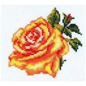 Алиса Набор для вышивания Роза 10 х 10 см (0-041)