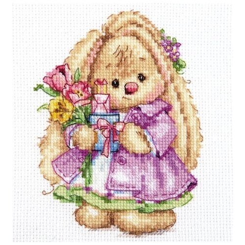 Алиса Набор для вышивания Зайка Ми. Весна 10 x 13 см (0-193) разноцветный от компании М.Видео - фото 1