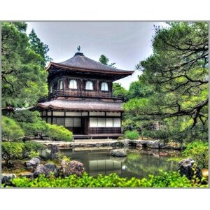 Алмазная мозаика «Сады Киото» 40 50 см