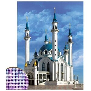 Алмазная вышивка с частичным заполнением Школа талантов "Мечеть Кул-Шариф"