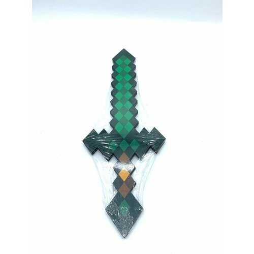 Алмазный меч из Майнкрафт игрушка деревянный от компании М.Видео - фото 1