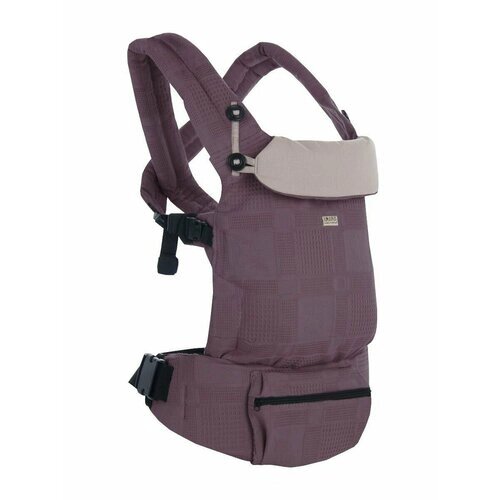 Амама Эрго-рюкзак с первых месяцев м-движнер V4, хлопок, цвет: рельефный сливовый, эргорюкзак от компании М.Видео - фото 1
