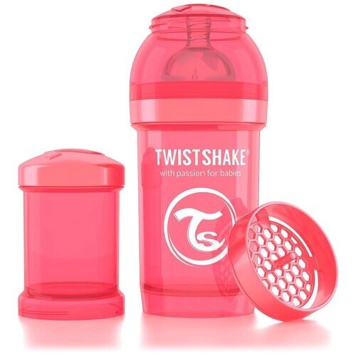 Антиколиковая бутылочка Twistshake для кормления 180 мл от компании М.Видео - фото 1