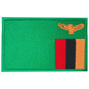 Аппликация флаг Замбия