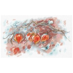Aquarelle by M. P. Studia Набор для вышивания Осенние фонарики 21 х 35 см (А-016)