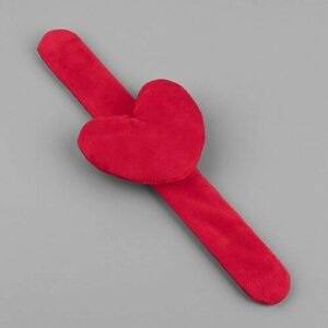 Арт Узор Игольница на браслете «Сердце», 23 6 см, цвет красный