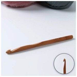 Арт Узор Крючок для вязания, бамбуковый, d = 8 мм, 15 см