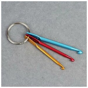 Арт Узор Набор крючков для вязания на кольце, d = 3/4/5 мм, цвет разноцветный