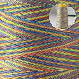 Арт Узор Нитки мультиколор 40/2, 2700 м, цвет разноцветный