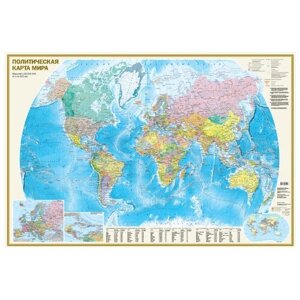 АСТ Политическая карта мира (978-5-17-098337-7), 117  79 см