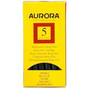 Aurora AU 134/N Картриджи с чернилами для перьевой ручки aurora, black