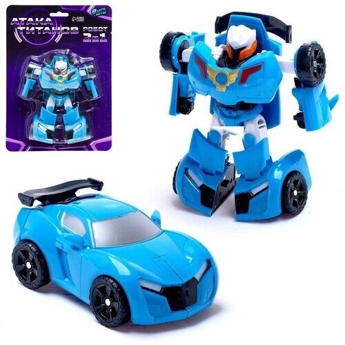 Автоботы Робот «Автобот», трансформируется, цвет синий от компании М.Видео - фото 1