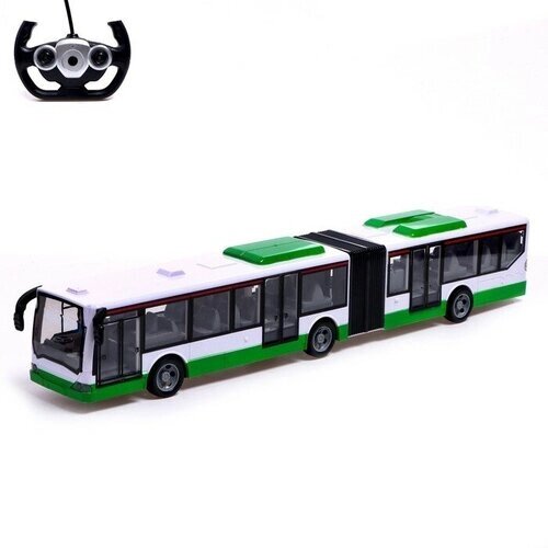 Автобус радиоуправляемый «Городской», работает от аккумулятора, цвет зелёный от компании М.Видео - фото 1