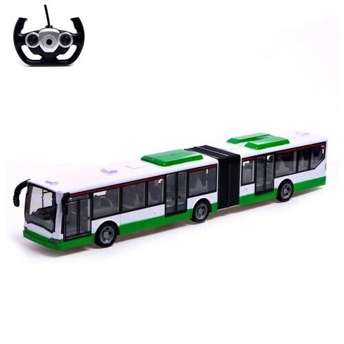 Автобус радиоуправляемый "Городской", работает от аккумулятора, цвет зеленый от компании М.Видео - фото 1