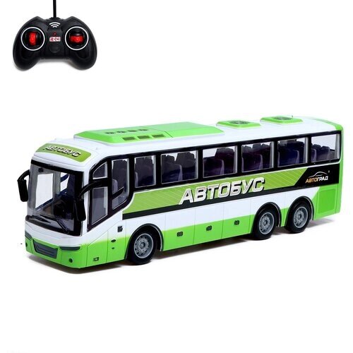 Автоград Автобус радиоуправляемый "Междугородний", 1:30, работает от батареек, цвет белый 7753083 от компании М.Видео - фото 1