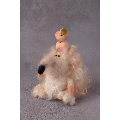 Авторская игрушка "Ёжик с персиками" ручная работа, интерьерная от компании М.Видео - фото 1