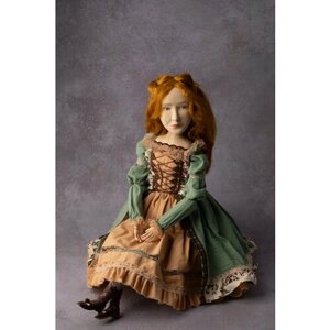 Авторская кукла "Марго" ручной работы , будуарная, интерьерная