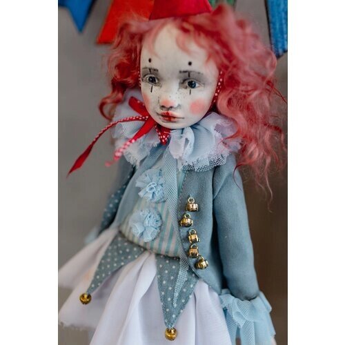 Авторская кукла ручной работы "Клоунесса" от компании М.Видео - фото 1