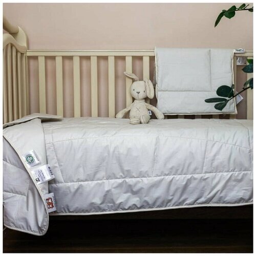 BABY ORGANIC LINEN 100x135/40х60 Комплект в кроватку: одеяло всесезонное и подушка от компании М.Видео - фото 1