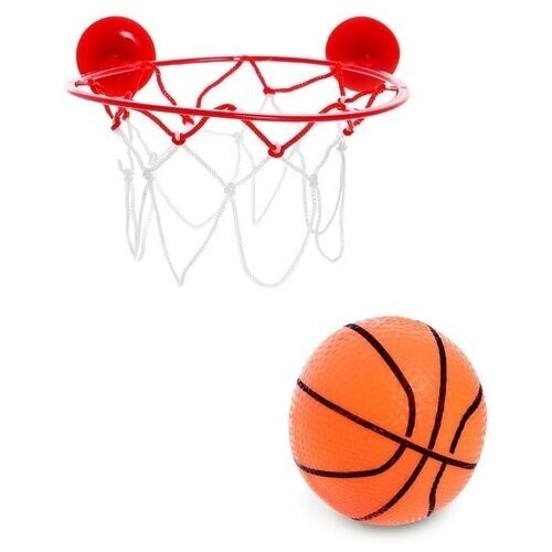 Баскетбол «Бросок», крепится на присоски от компании М.Видео - фото 1