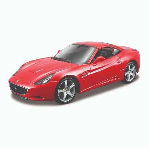 Bburago Коллекционная машинка Феррари 1:32 Ferrari R&P - Ferrari California, красная от компании М.Видео - фото 1