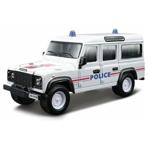 Bburago Машинка полицейская "Emergency Land Rover Defender 110 1:50 " 18-32003