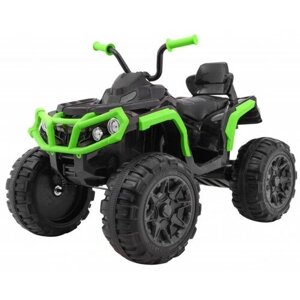 BDM Детский квадроцикл Grizzly ATV 4WD Green/Black 12V с пультом управления - BDM0906-4