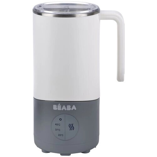 Beaba Подогреватель воды и смесей Milk Prep White/Grey + Рецепты Готовим онлайн с Mishka Store от компании М.Видео - фото 1