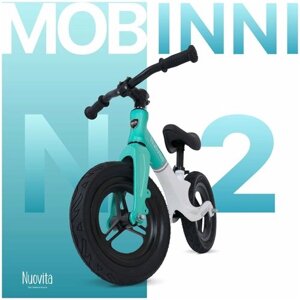 Беговел для детей Nuovita Mobinni N2 Bianco Blu/Бело-голубой