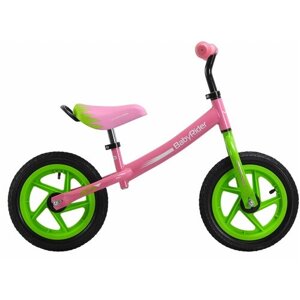 Беговел WIND babyrider 12" зелено-розовый