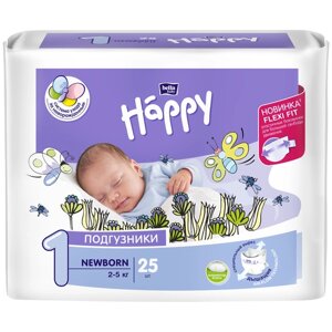 Bella baby Happy Подгузники детские "bella baby Happy" Newborn, 42 шт. уп., вес 2-5 кг