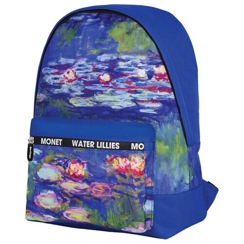 Berlingo рюкзак Art Водяные лилии, синий от компании М.Видео - фото 1