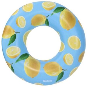Bestway Круг для плавания с ароматом Лимона , 119 см