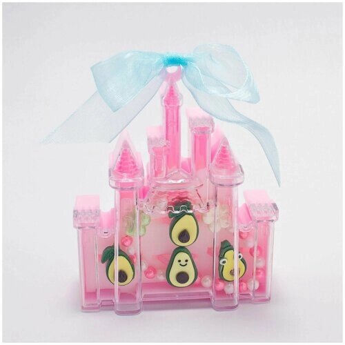 Бижу комплект украшений детский - Замок Авокадо, резиночки и ожерелье, 1 набор от компании М.Видео - фото 1