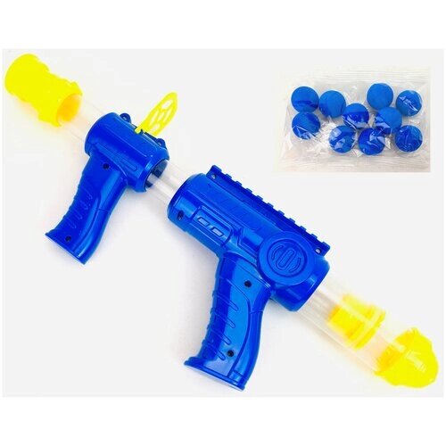 Бластер - автомат Ari Gun, стреляет мягкими шарами, с прицелом, детское оружие, 49 см от компании М.Видео - фото 1