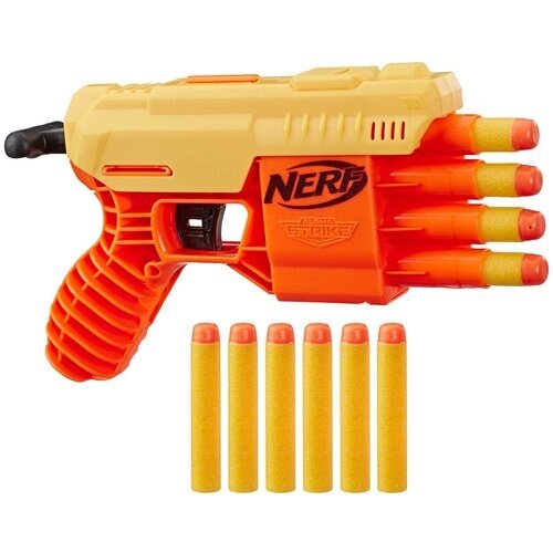 Бластер Nerf Alpha Strike Fang QS-4, E6973, 44 см, микс от компании М.Видео - фото 1