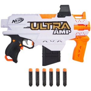 Бластер Nerf Ultra Amp F0955, 44 см, белый/оранжевый